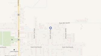 Map for Preston Vista Apartments - Preston, ID