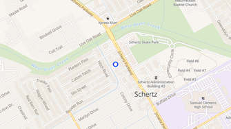 Map for Sebastian Apartments - Schertz, TX