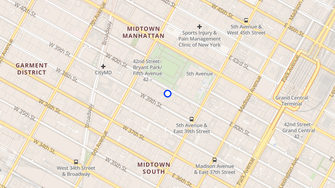 Map for Bryant Park Place - New York, NY