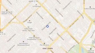 Map for Rawlins Chateau Apartments - Dallas, TX