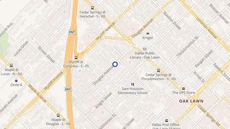 Map for Atrium Apartments - Dallas, TX