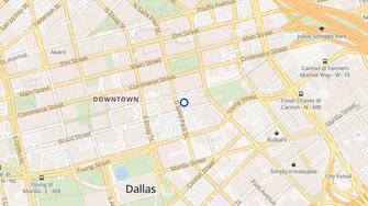 Map for Lone Star Gas Lofts - Dallas, TX