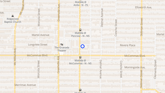 Map for Turtle Dove Apartments - Dallas, TX