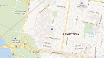 Map for Lofts at Brewerytown - Philadelphia, PA