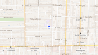 Map for John Sankey Hi-Rise Apartments - Springfield, IL