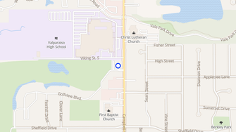 Map for Golfview Apartments - Valparaiso, IN