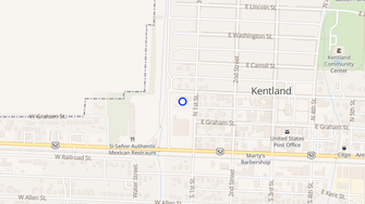 Map for Hillside Apartments - Kentland, IN