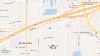 Map for Forestwood Apartments - Baton Rouge, LA