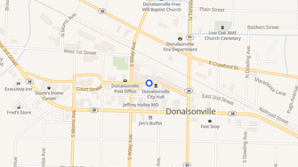 Map for Heritage Manor Apartments - Donalsonville, GA
