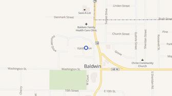 Map for Kahlil Village Apartments - Baldwin, MI