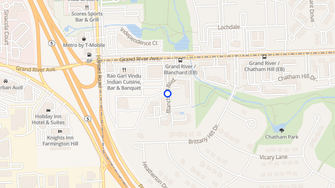 Map for Jamestown Apartments - Farmington, MI