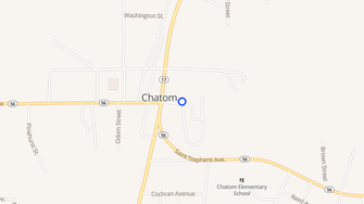 Map for West Gate Apartments - Chatom, AL