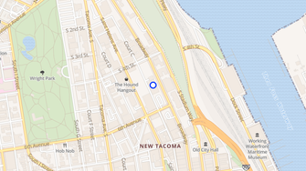 Map for Bella on Broadway Apartments - Tacoma, WA