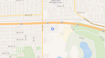 Map for Park Of Auburn Apartment - Auburn, WA