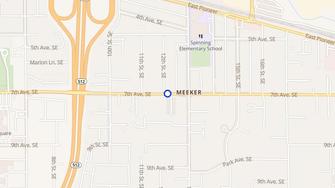 Map for Katmandu Apartments - Puyallup, WA