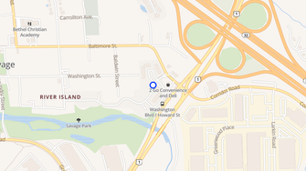 Map for Foxborough Estates  - Savage, MD