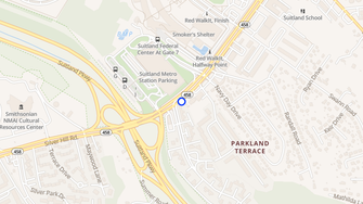 Map for Parkway Terrace - Suitland, MD