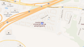 Map for Cavalier Country Club Apartments - Newark, DE