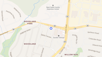 Map for Woodland Apartments - Wilmington, DE