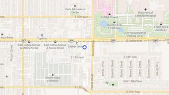 Map for Bolleana Apartments - Aurora, CO