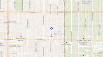 Map for West 40th Avenue Apartments - Wheat Ridge, CO