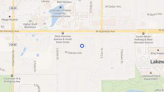 Map for Pinetree II Apartments - Lakewood, CO