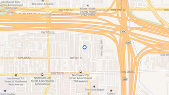 Map for Viscaya Villas Apartments - Miami, FL