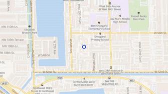 Map for Villa Hialeah Apartments - Hialeah, FL