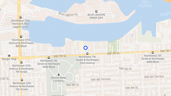 Map for Blue Lake Apartments - Miami, FL