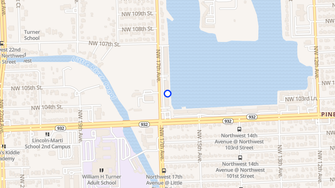 Map for Silver Blue Lakes Apartments - Miami, FL