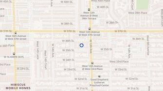 Map for Blue Field Investment - Hialeah, FL