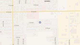 Map for Cottonwood Apartments - Gering, NE