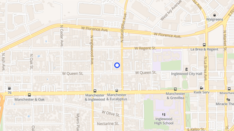 Map for Ambassador Apartments - Inglewood, CA