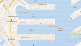 Map for St. Tropez - Marina Del Rey, CA