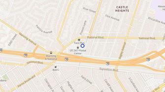 Map for Castle Heights Apartments - Los Angeles, CA