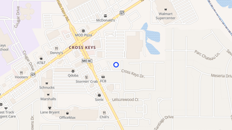 Map for Cross Keys Apartments - Florissant, MO