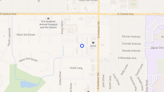 Map for Cloudridge Apartments - Andover, KS