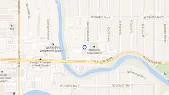 Map for Twin Rivers Apartments - Wichita, KS
