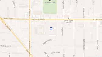 Map for Madison Park Apartments - Wichita, KS