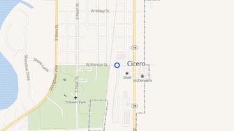 Map for Grissom Estates - Cicero, IN