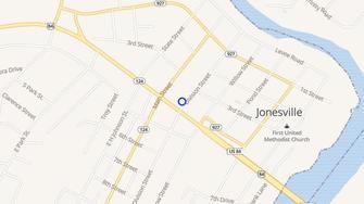 Map for Jonesville Housing - Jonesville, LA