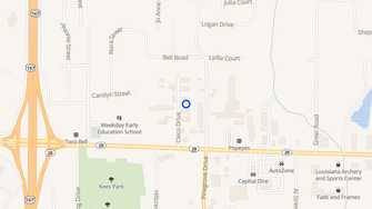 Map for Parkchester Apartments - Pineville, LA