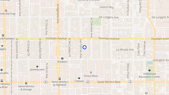 Map for Ciao Apartments - Los Angeles, CA