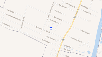 Map for South Meadows Apartments - Saint Martinville, LA
