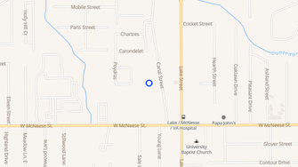Map for Lechateau Apartments - Lake Charles, LA