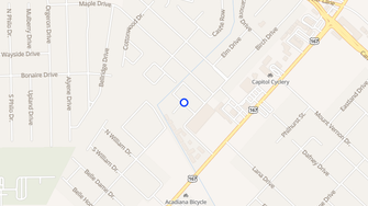 Map for Glouchester Manor Apartments - Lafayette, LA
