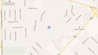 Map for Brookwood Apartments - Lafayette, LA