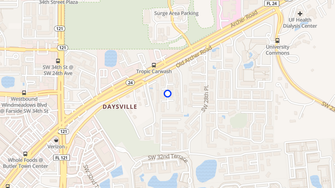 Map for Archer Court Apartments - Gainesville, FL