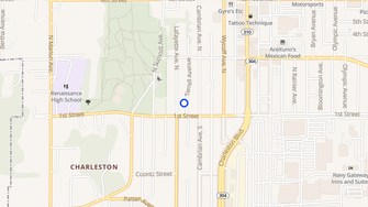 Map for Hillcrest Apartments - Bremerton, WA