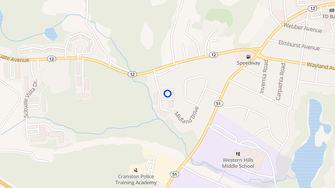Map for Western Hills Apartments - Cranston, RI